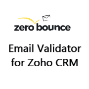 Email Validator by ZeroBounce for Zoho CRM icon — #27 most reviewed app on Zoho Marketplace